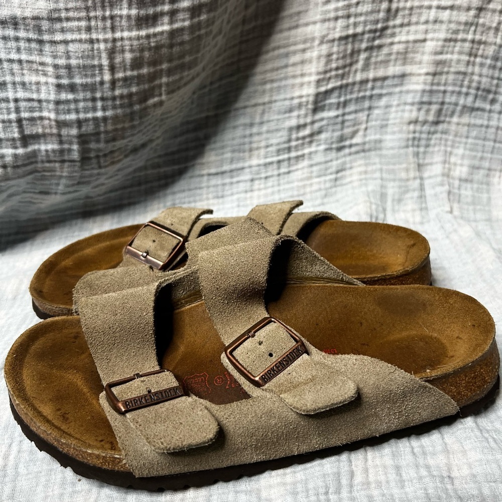Birkenstock Arizona Vintage High Arch Footbed Suede Sandals - Picture 7 of 7